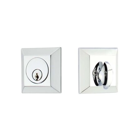 Emtek Bright Chrome Deadbolt 8478US26 8478US26
